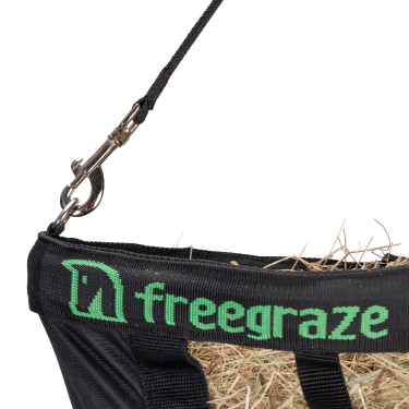 Hooinet paard slowfeeder Shires FreeGraze Deluxe riemfront