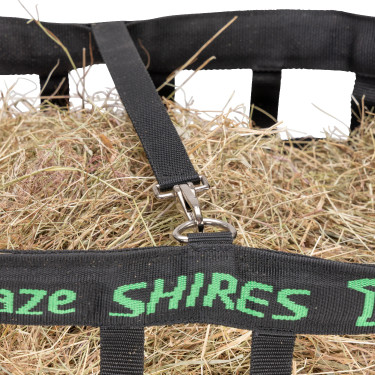 Hooinet paard slowfeeder Shires FreeGraze Deluxe riemfront