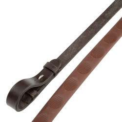 Rênes Pulse Grip Shires Velociti Gara Marron