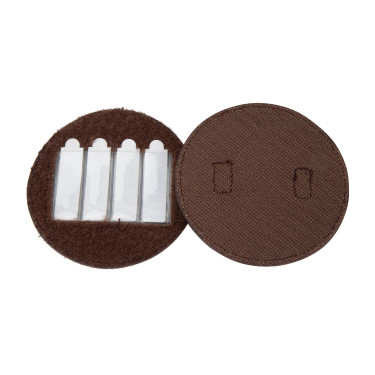 Porte-numéro rond x4 Shires Velociti Marron
