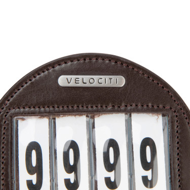 Porte-numéro rond x4 Shires Velociti Marron