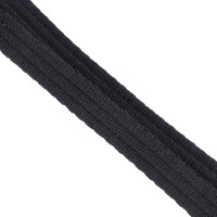 Laisse extra-longue en sangle matelassée Shires Digby & Fox Noir