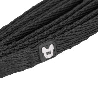 Laisse en sangle matelassée Shires Digby & Fox Noir