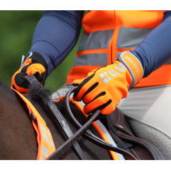 Gants d’équitation haute visibilité Shires Equi-Flector