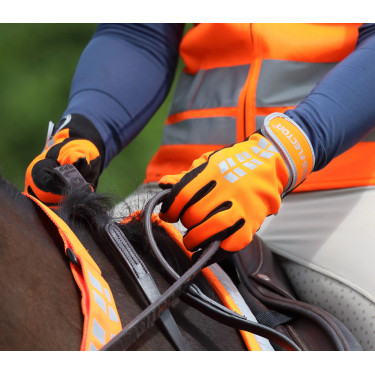 Gants d’équitation haute visibilité Shires Equi-Flector