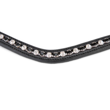 Frontal d’équitation strass noir Shires Velociti GARA