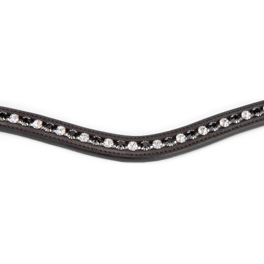 Zwarte strass-frontdeel Shires Velociti Gara Bruin Zwarte strass-frontdeel Shires Velociti Gara Bruin
