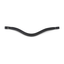 Gebogen frontriem Shires Velociti Lusso Zwart Gebogen frontriem Shires Velociti Lusso Zwart