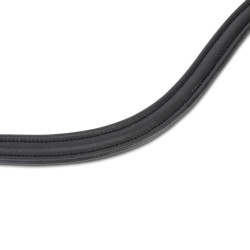 Gebogen frontriem Shires Velociti Lusso Zwart Gebogen frontriem Shires Velociti Lusso Zwart