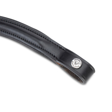 Gebogen frontriem Shires Velociti Lusso Zwart Gebogen frontriem Shires Velociti Lusso Zwart