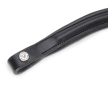 Gebogen frontriem Shires Velociti Lusso Zwart Gebogen frontriem Shires Velociti Lusso Zwart