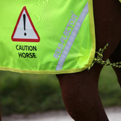 Reflecterende mesh achterdeken voor paardrijden | Shires