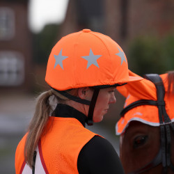 Couvre-casque équitation haute visibilité Shires Equi-Flector