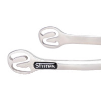 Éperons à molette à bille Shires Acier inox Argent