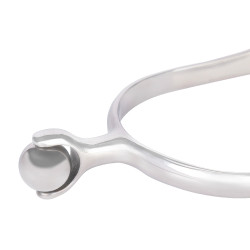 Éperons à molette à bille Shires Acier inox Argent