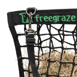 Shires FreeGraze Deluxe hooinet Zwart