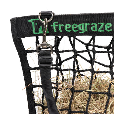 Shires FreeGraze Deluxe hooinet Zwart