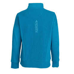 Shires Aubrion React junior ruiter kwart-zip trui IJsvogel Blauw