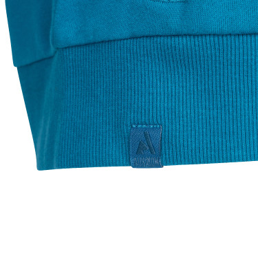 Shires Aubrion React junior ruiter kwart-zip trui IJsvogel Blauw