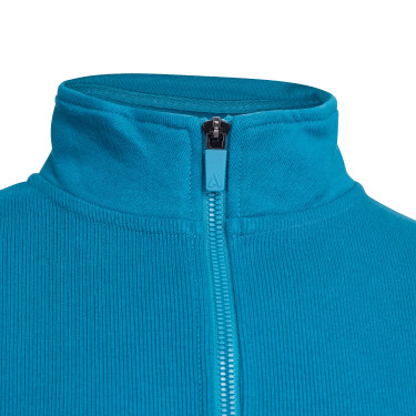 Shires Aubrion React junior ruiter kwart-zip trui IJsvogel Blauw