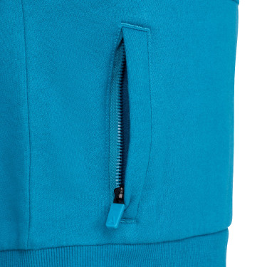 Shires Aubrion React junior ruiter kwart-zip trui IJsvogel Blauw