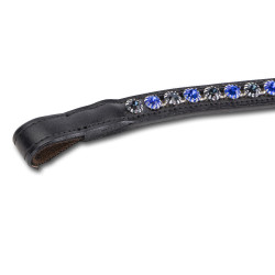 Frontal deux tons Shires Velociti Gara Noir / bleu