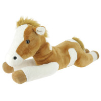 Peluche Equi-Kids cheval pie Marron clair / blanc