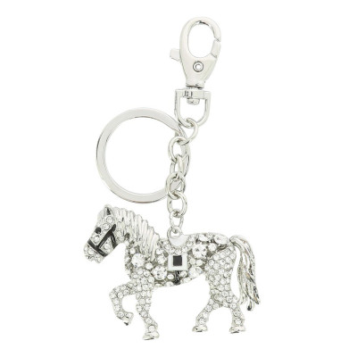 Porte-clés Equi-Kids Charly Argent / noir