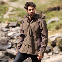 Veste zippée Heritage unisexe Shires Aubrion Olive foncé Kaki