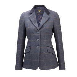 Veste Saratoga Shires Aubrion femme Carreaux genévrier marine Motifs