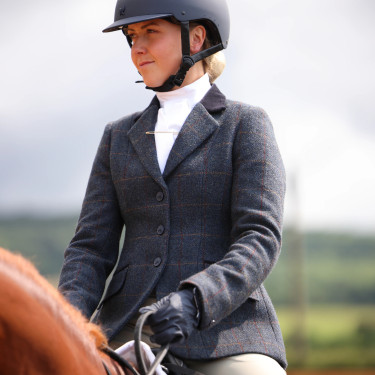 Veste Saratoga Shires Aubrion femme Carreaux genévrier marine Motifs