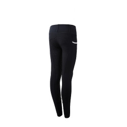 Leggings d'équitation taille haute silicone enfant Horze