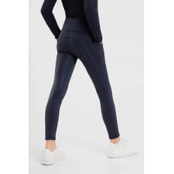 Legging thermique enfant à fond intégral Horze Greta JR Marine seaborne Blanc Legging thermique enfant à fond intégral Horze Greta JR Marine seaborne Blanc