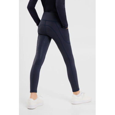 Legging thermique enfant à fond intégral Horze Greta JR Marine seaborne Blanc Legging thermique enfant à fond intégral Horze Greta JR Marine seaborne Blanc