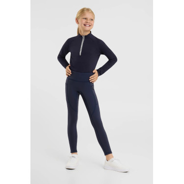 Legging thermique enfant à fond intégral Horze Greta JR Marine seaborne Blanc Legging thermique enfant à fond intégral Horze Greta JR Marine seaborne Blanc