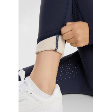 Legging thermique enfant à fond intégral Horze Greta JR Marine seaborne Blanc Legging thermique enfant à fond intégral Horze Greta JR Marine seaborne Blanc