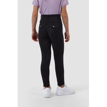Pantalon hybrid Horze Young Rider Anya full grip Noir Pantalon hybrid Horze Young Rider Anya full grip Noir