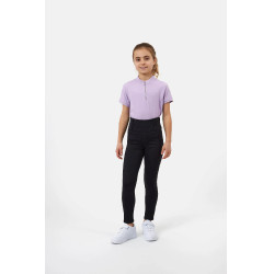 Pantalon hybrid Horze Young Rider Anya full grip Noir