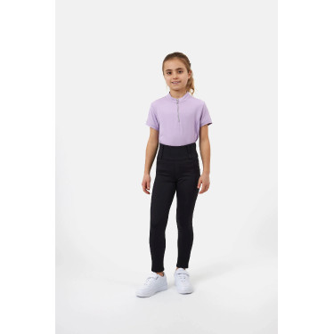 Pantalon hybrid Horze Young Rider Anya full grip Noir