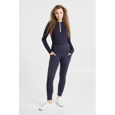 Legging d’équitation hiver femme Horze Greta, fond intégral