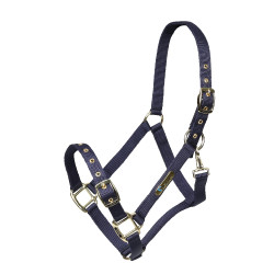 Licol réglable Shires Arma Marine Bleu marine