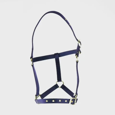 Licol réglable Shires Arma Marine Bleu marine
