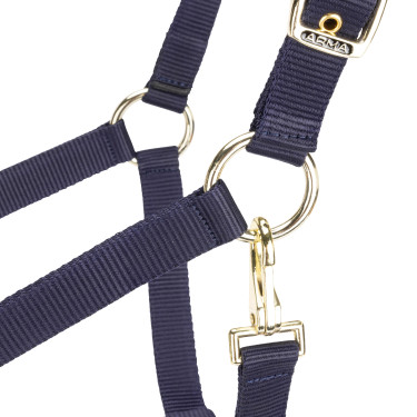 Licol réglable Shires Arma Marine Bleu marine