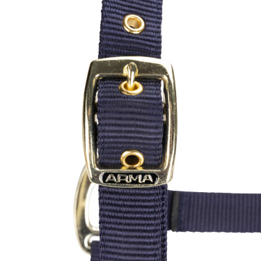 Licol réglable Shires Arma Marine Bleu marine
