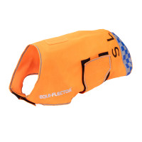 Shires Equi-Flector® mesh hondenjas Feloranje