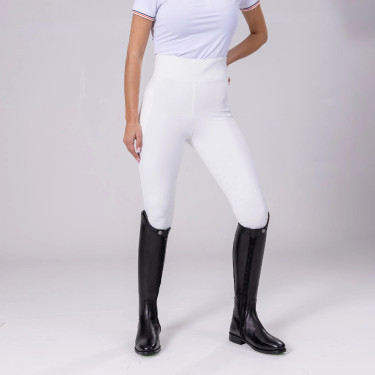 Legging d'équitation Eltar Shires Aubrion Blanc Legging d'équitation Eltar Shires Aubrion Blanc