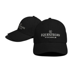 Casquette Young Rider Black White