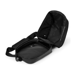 Zwarte helmtas