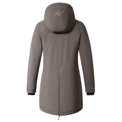 Parka AH26 femme Covalliero Milky chocolate Gris