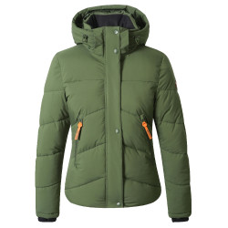 Blouson hiver AH26 femme Covalliero Vert forêt